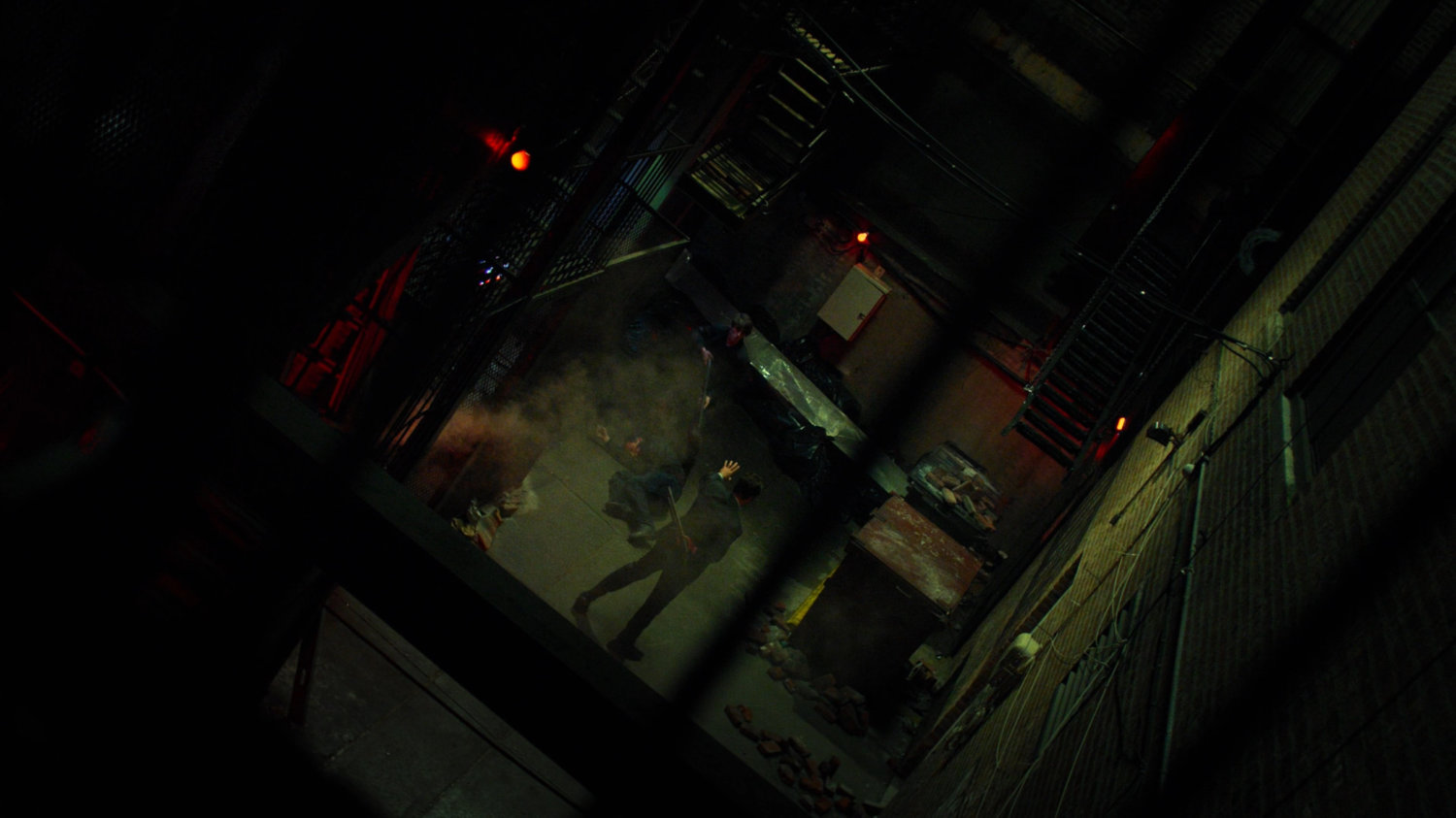 Matt confronts an angry pawn shop owner with a rifle.