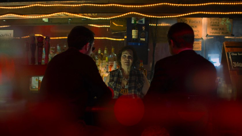 Matt and Foggy at the bar talking to Josie.