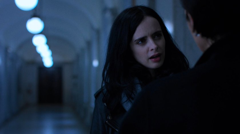 Jessica at the foot of stairs at the New York Archives.
