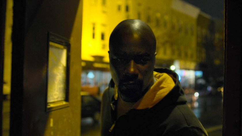 Luke entering the Trouble and a Pair of Dice lounge.