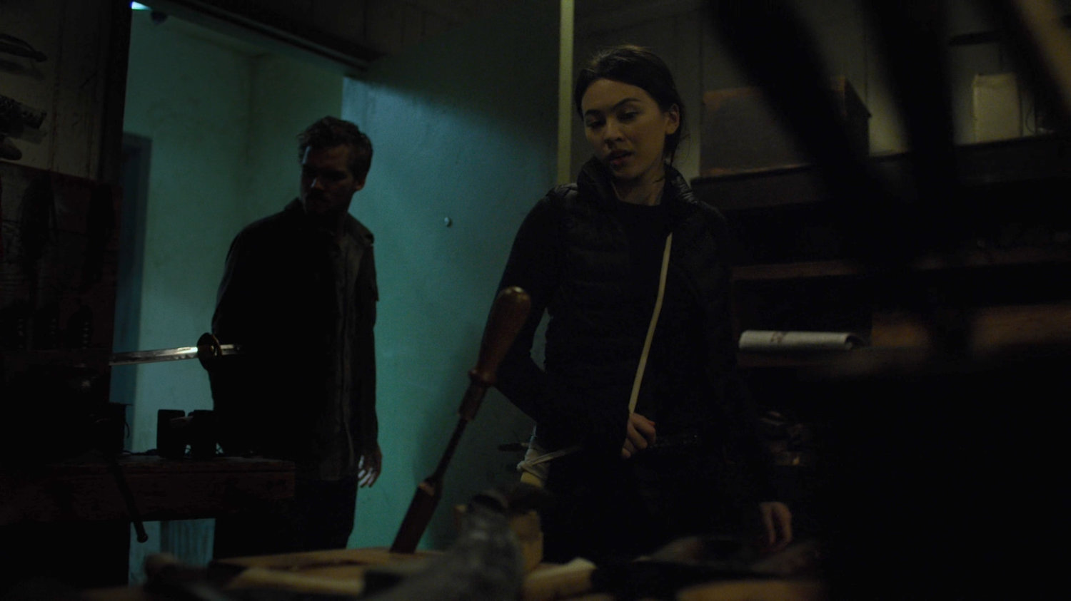 Danny and Colleen in the Tsukamoto workshop.