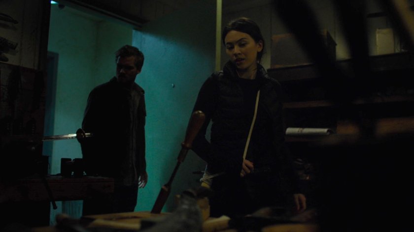 Danny and Colleen in the Tsukamoto workshop.