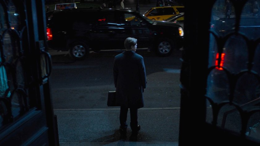 Foggy outside the New York Archives.