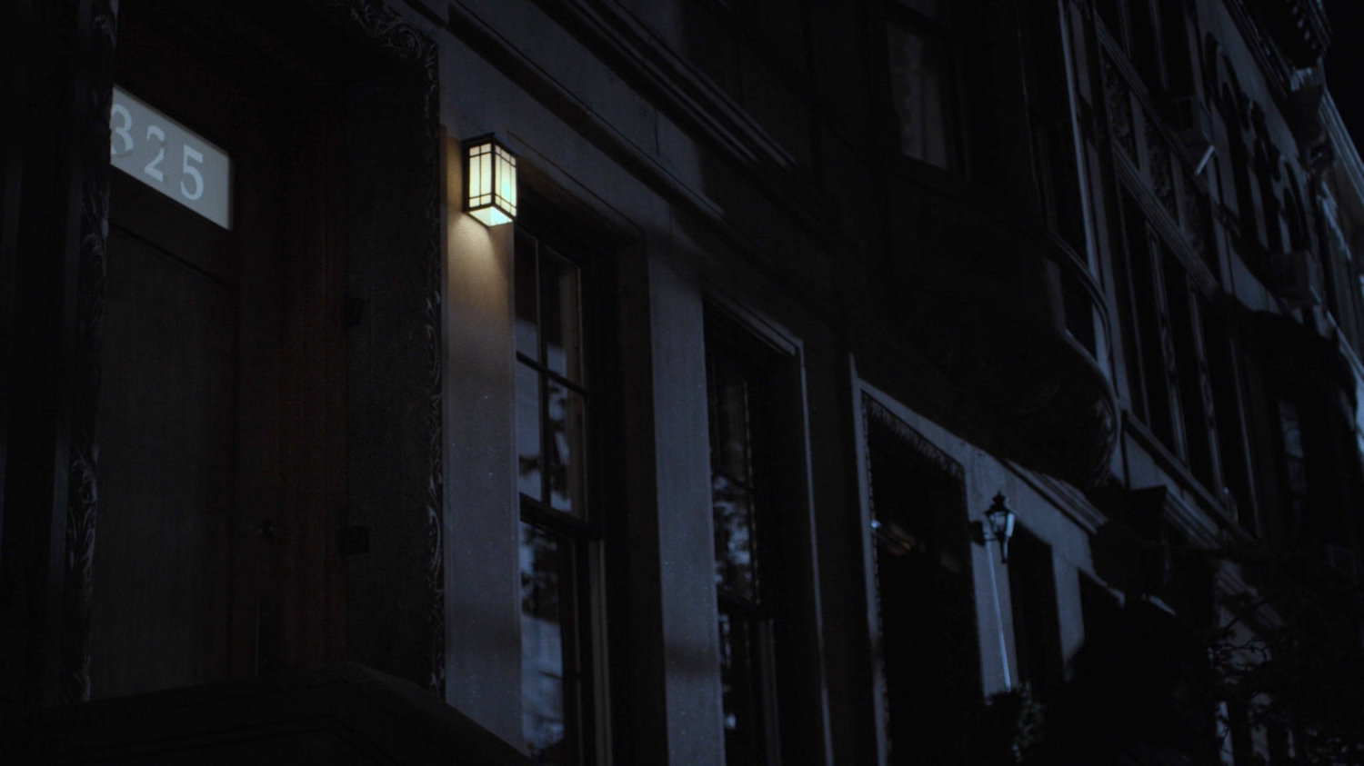 The front door to the Raymond brownstone.