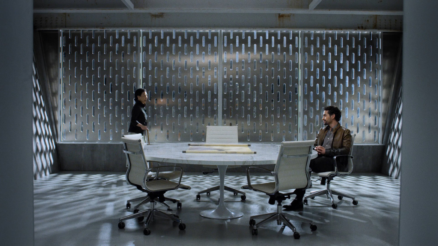 Madame Gao and Bakuto in the Hand Compound.