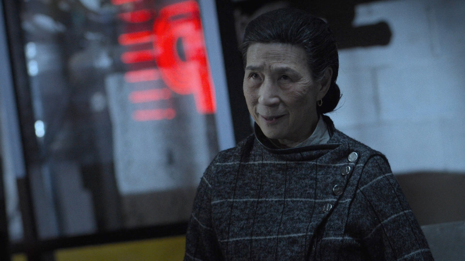 Madame Gao in the Midland Circle parking garage.