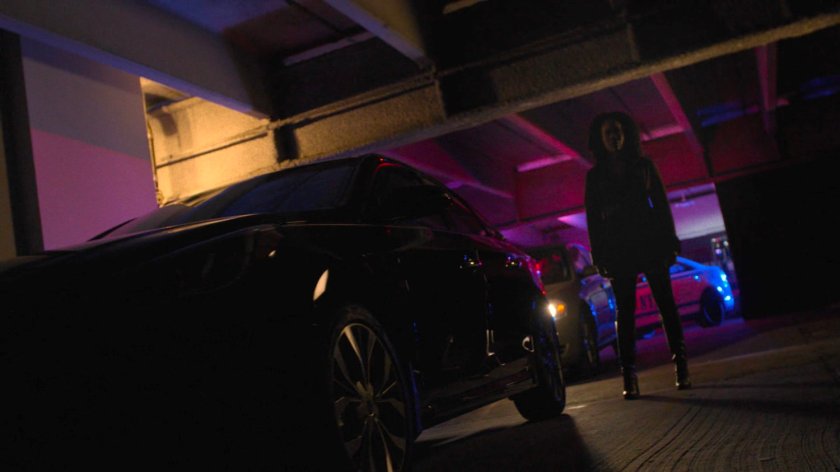 Misty Knight an the NYPD in the Midland Circle parking garage.