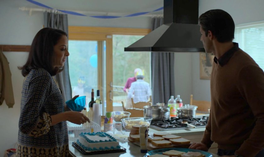 Ray and Seema Nadeem in their kitchen.