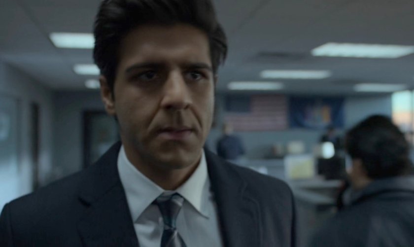 Ray Nadeem in the bullpen at the FBI offices.