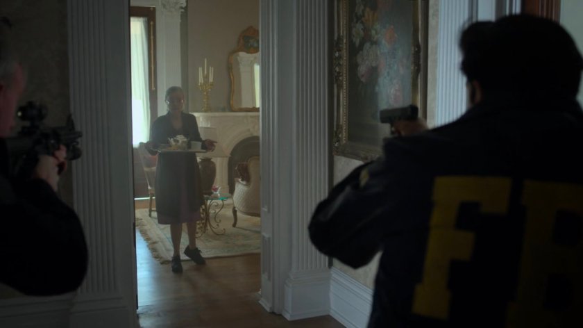 Nadeem in an FBI raid of an Albanian brownstone.