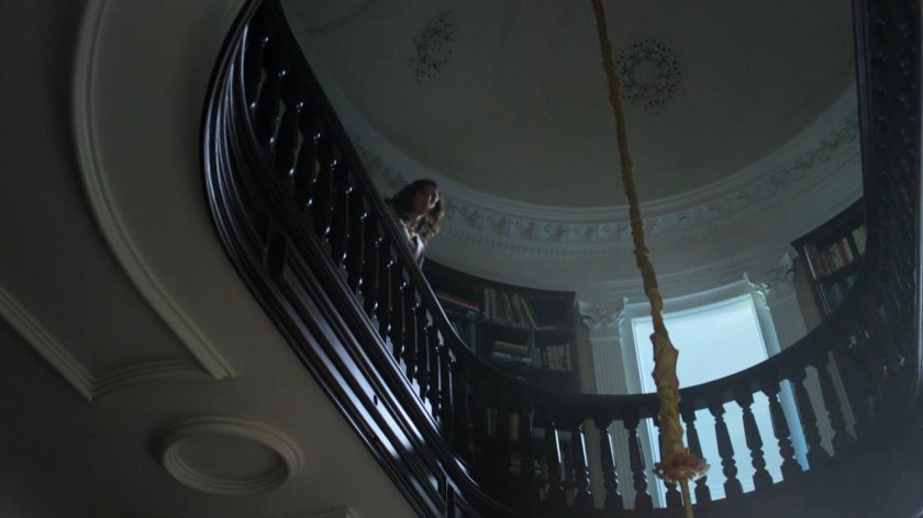 Interior of Albanian brownstone.