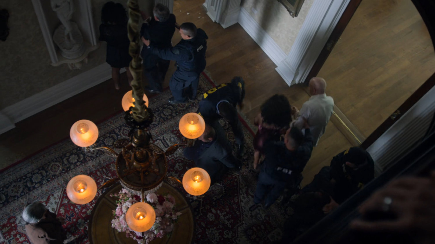 FBI raid of an Albanian brownstone.