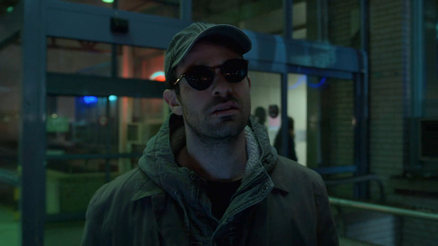 Matt exits Riverbank Hospital.
