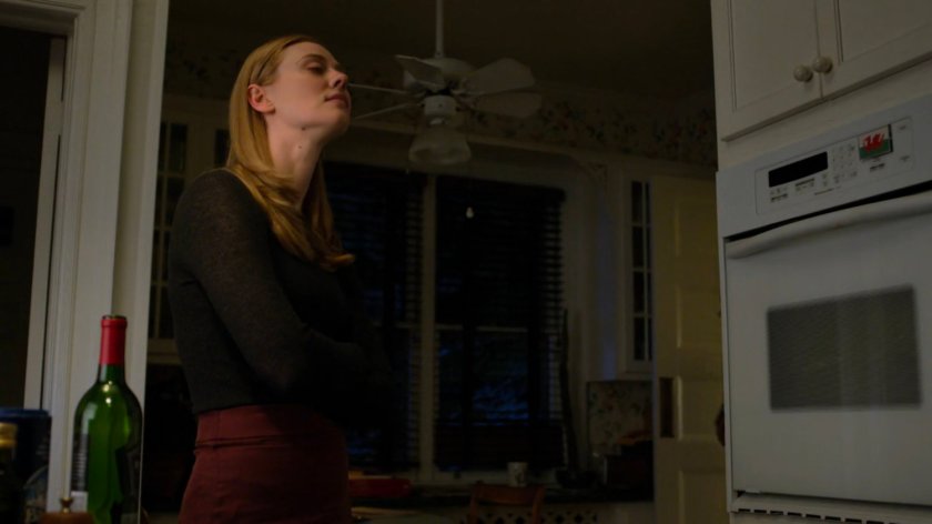 Karen in the Ellison kitchen.