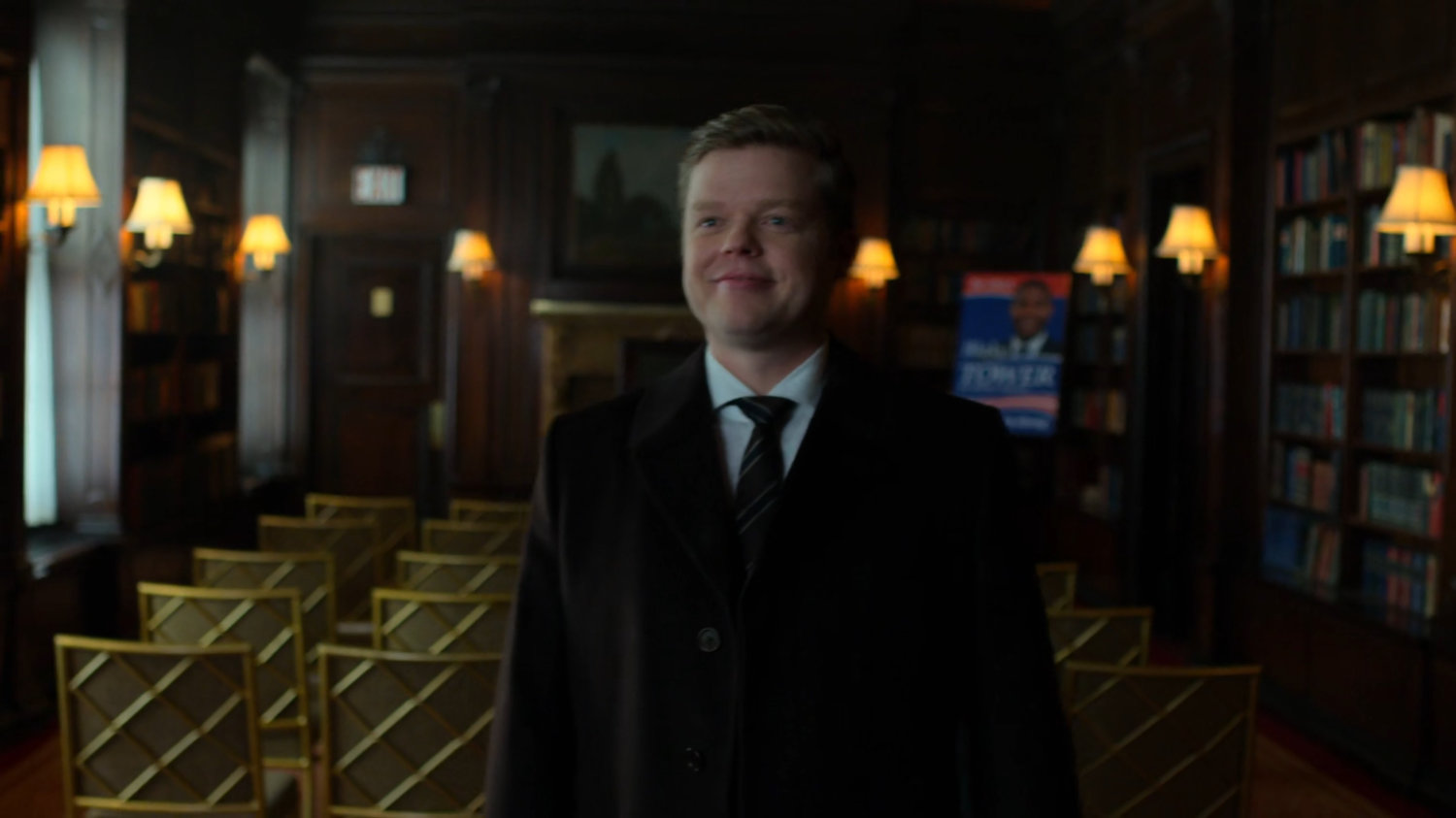 Foggy smiles at DA Blake Tower before his fundraising event.