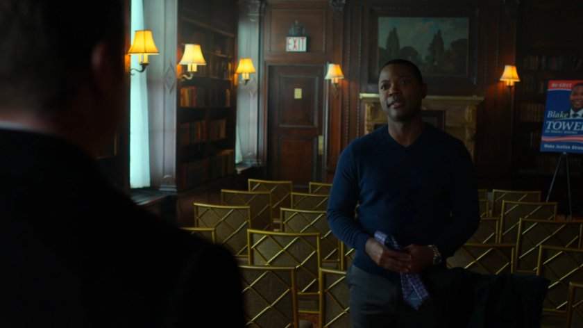 Foggy and DA Blake Tower at his fundraising event.