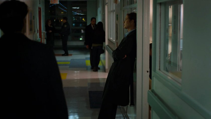 Nadeem approaches SAC Hattley in the hallway of the hospital.