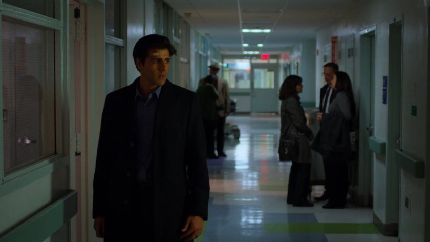 Nadeem in the hallway of the hospital.