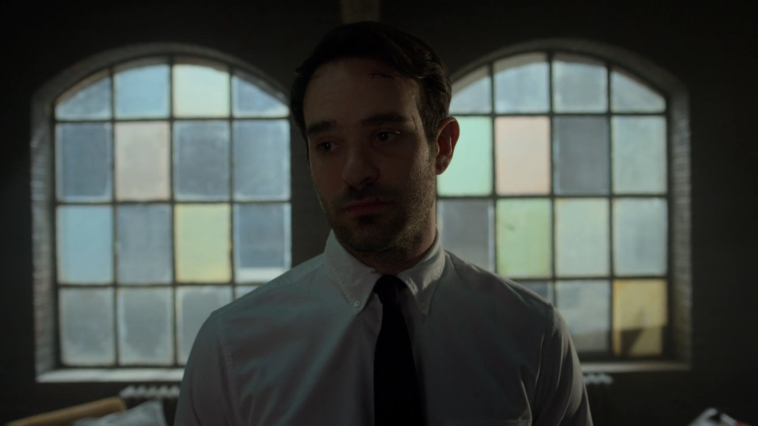 Matt Murdock in his apartment.