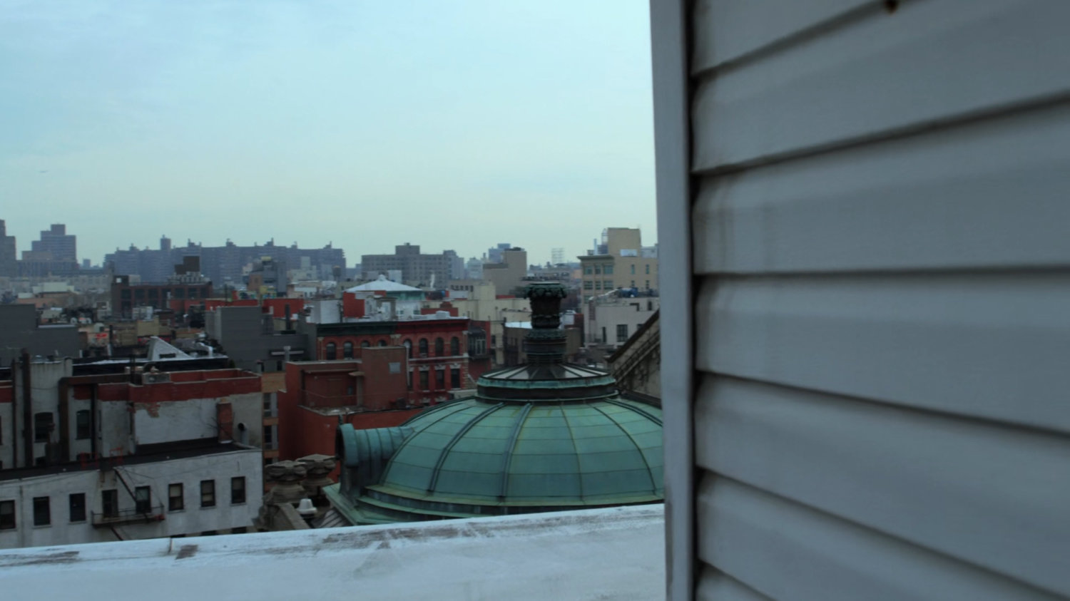 View from the rooftop of Matt's apartment.