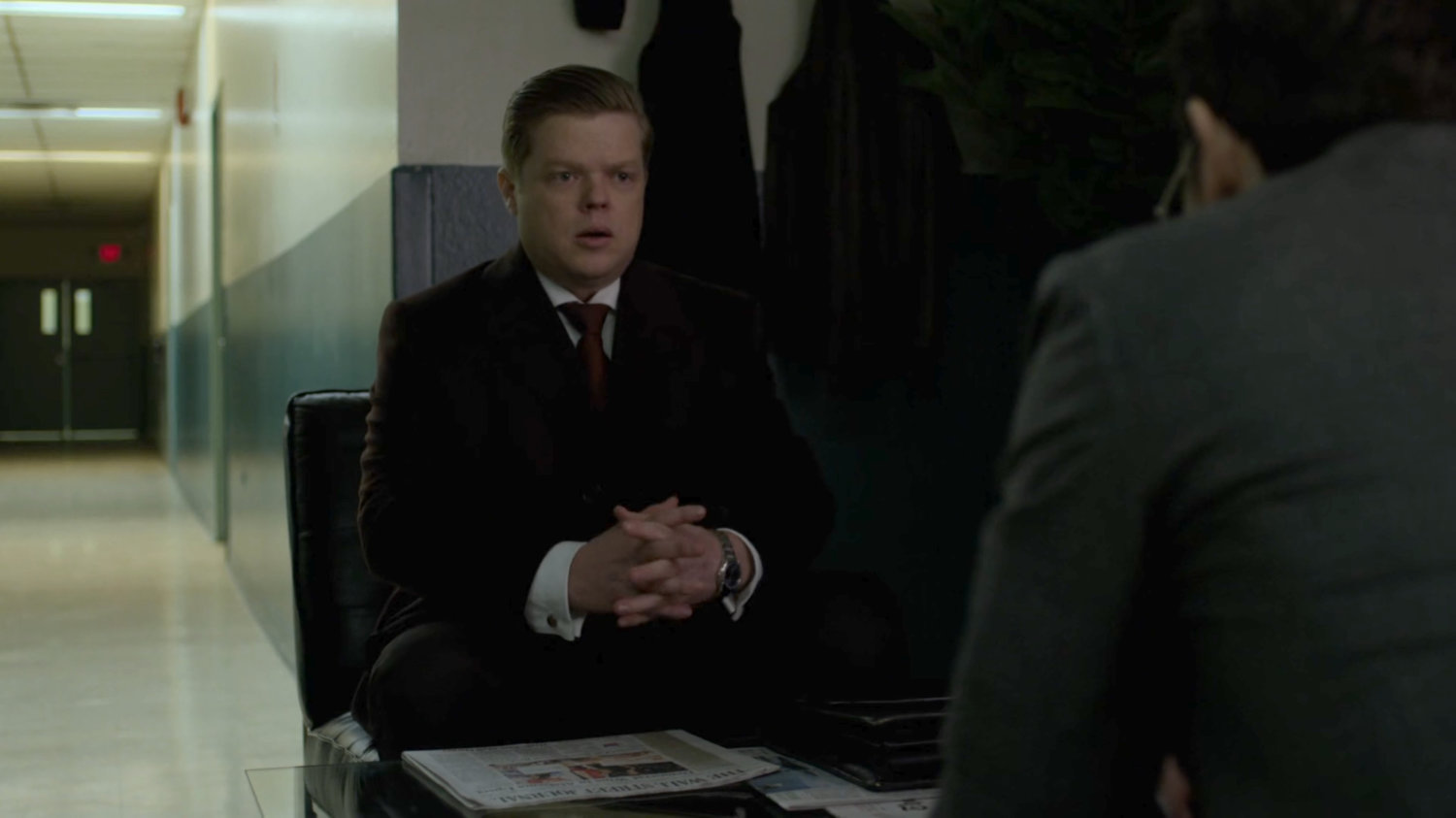 Matt and Foggy waiting at the New York Bulletin Offices.