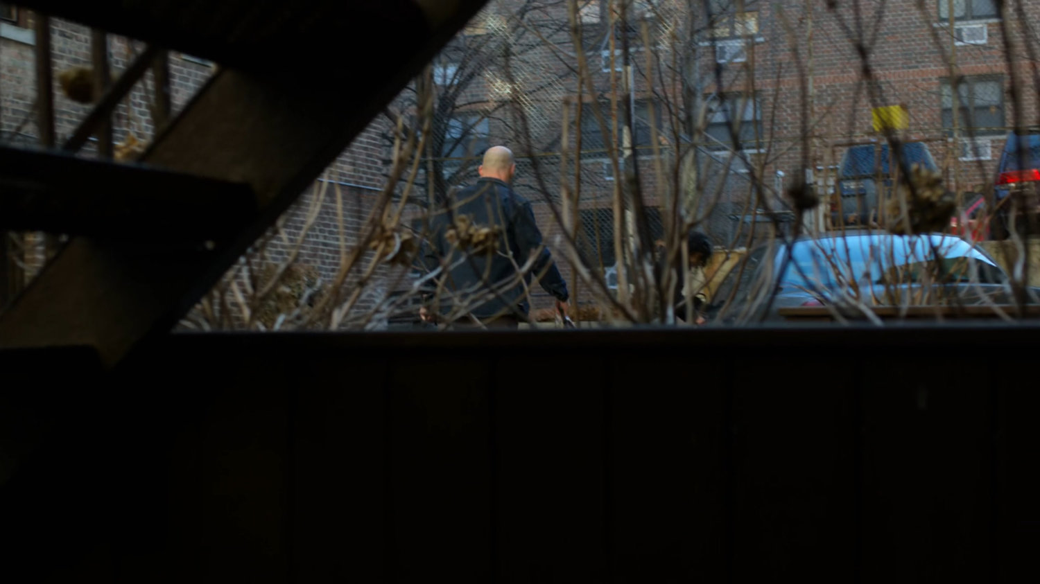 Melvin Potter outside his apartment complex.