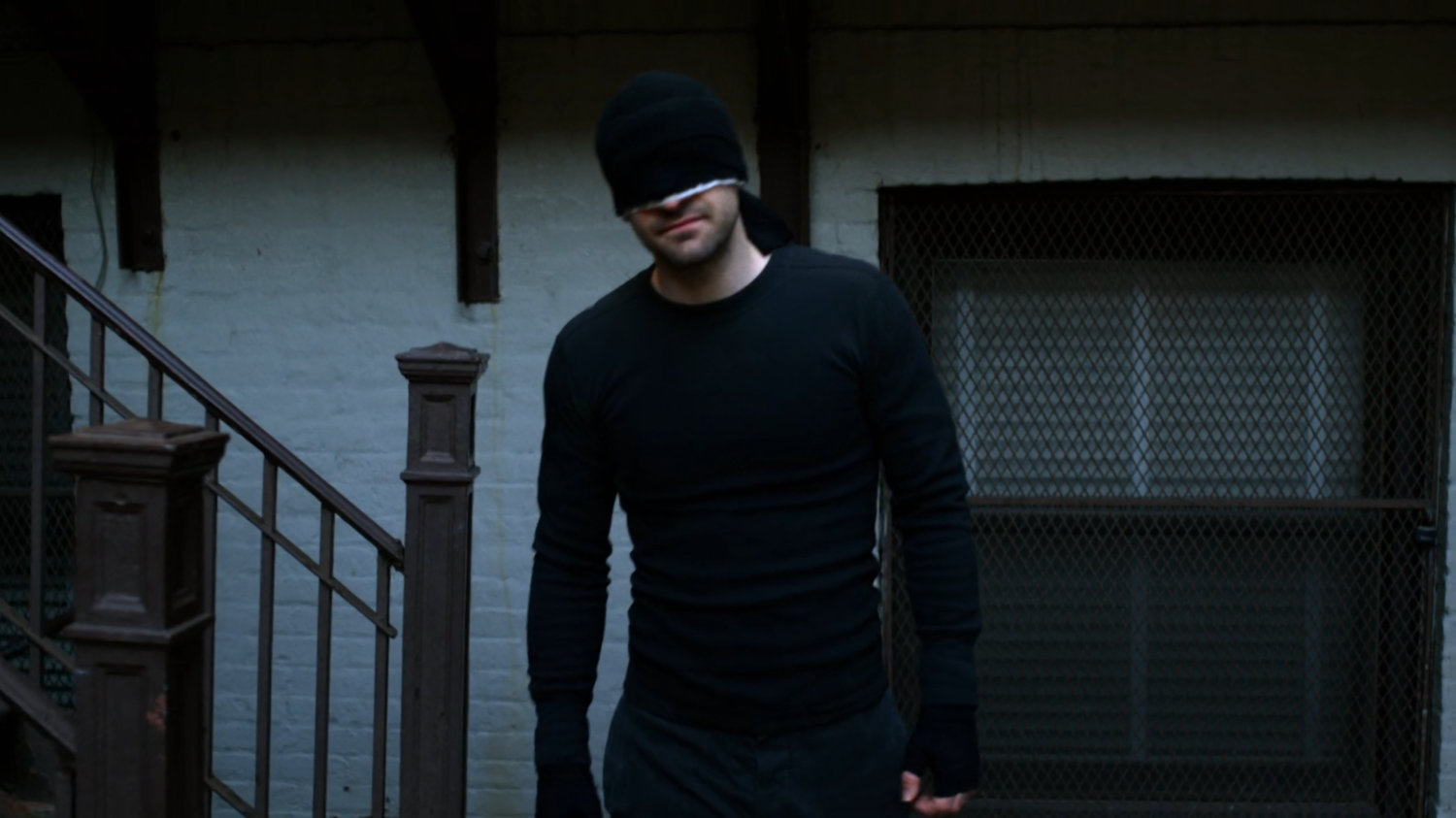 Matt outside Melvin Potter's apartment complex.