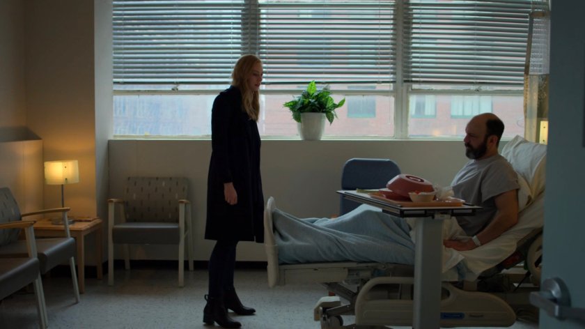 Karen and Ellison in his room at Riverbank Hospital.
