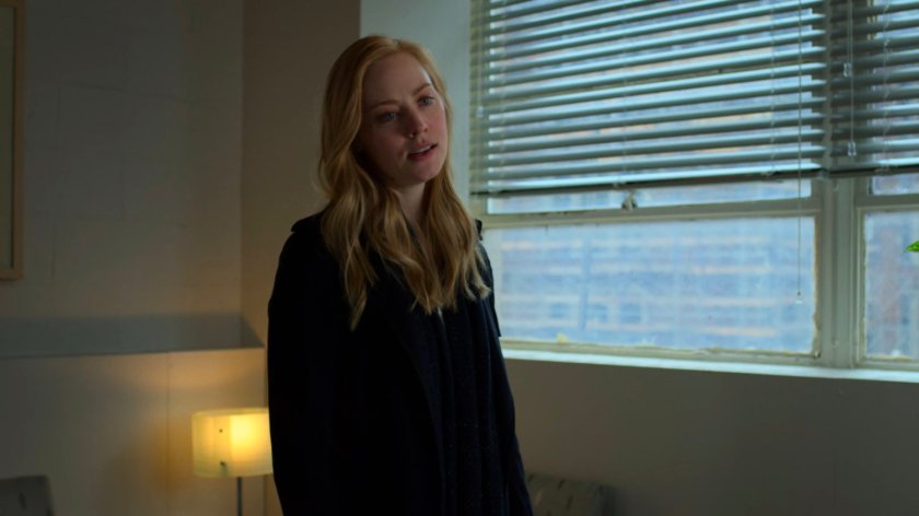 Karen in Ellison's room at Riverbank Hospital.