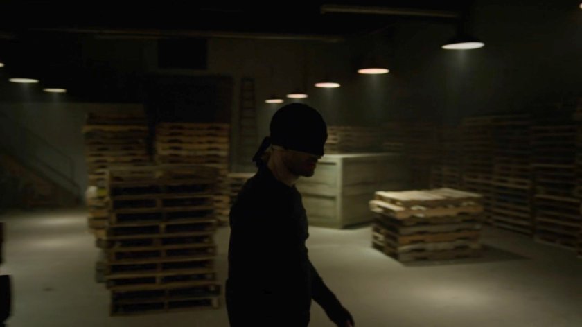 Matt in Melvin's new workshop.