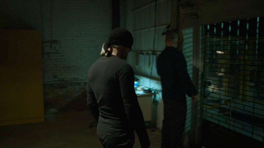 Matt and Melvin in Melvin's new workshop.