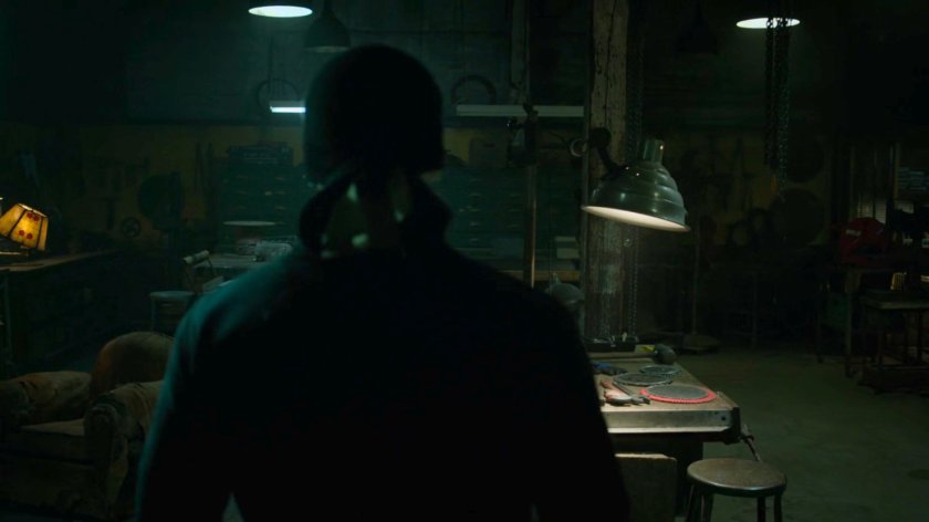 Matt and Melvin in Melvin's new workshop.