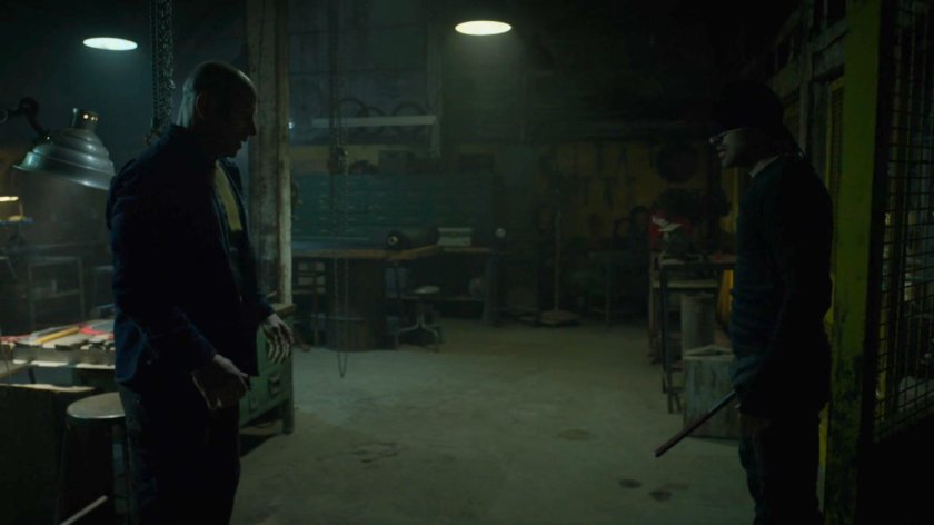 Matt and Melvin in Melvin's new workshop.