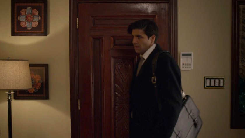 Ray Nadeem entering his house.