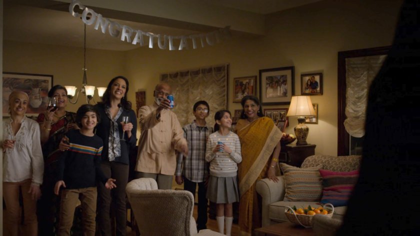 Ray Nadeem surprised by his family in his house.