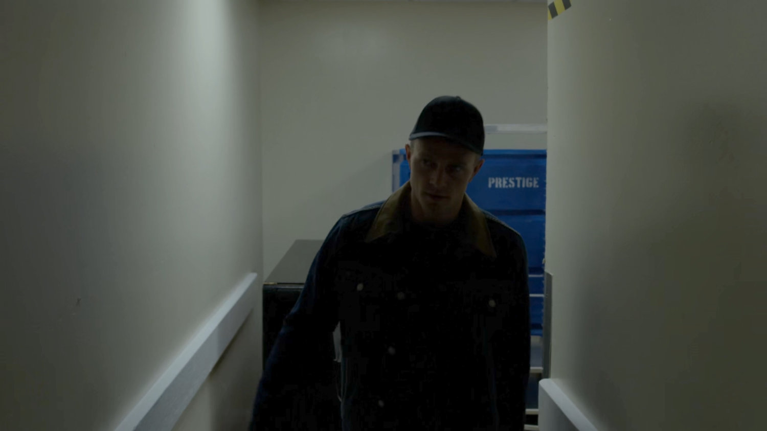Dex in a back hallway of the presidential Hotel.