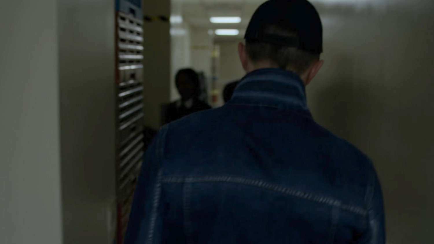 Dex in a back hallway of the presidential Hotel.
