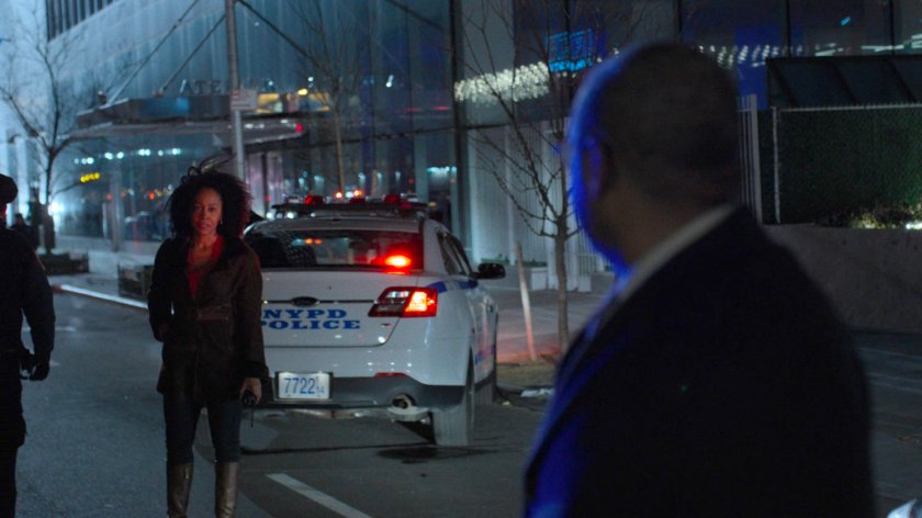 Misty and Strieber outside Midland Circle.