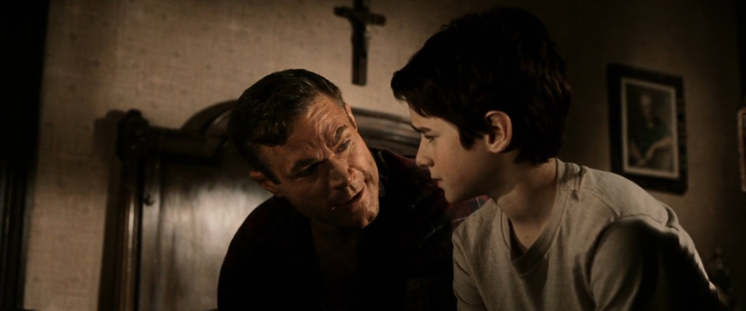 Jack and young Matt in their apartment.