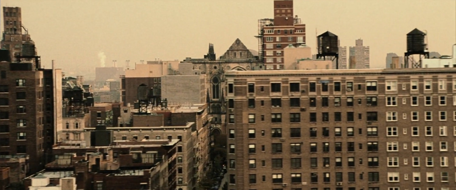 View of New York City skyline.