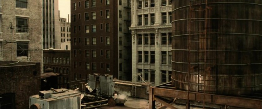 Rooftop of Murdock apartment building.