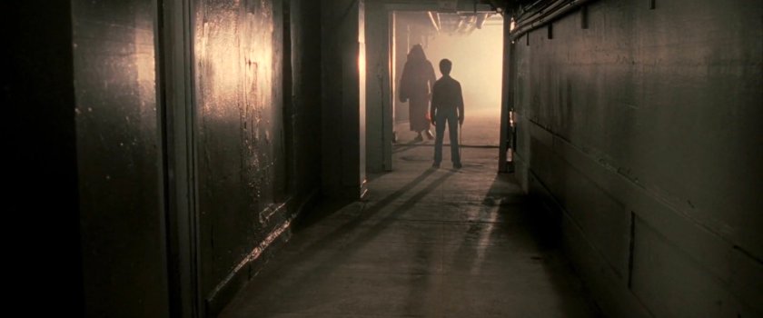 Jack and Matt Murdock in the hallway at the Olympic Auditorium.