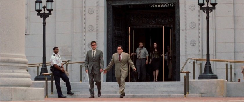 Matt and Foggy outside the courthouse.