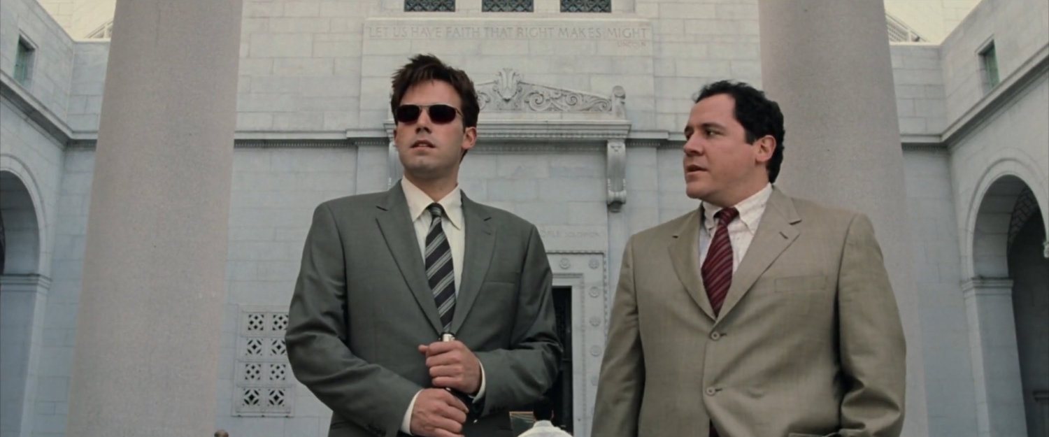 Matt and Foggy outside the courthouse.