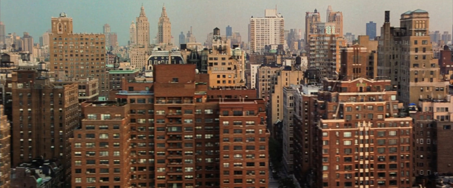 View of New York City skyline.