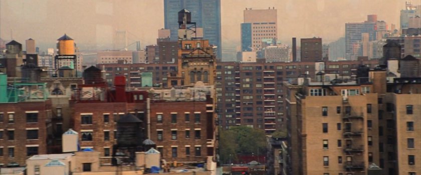 View of New York City skyline.