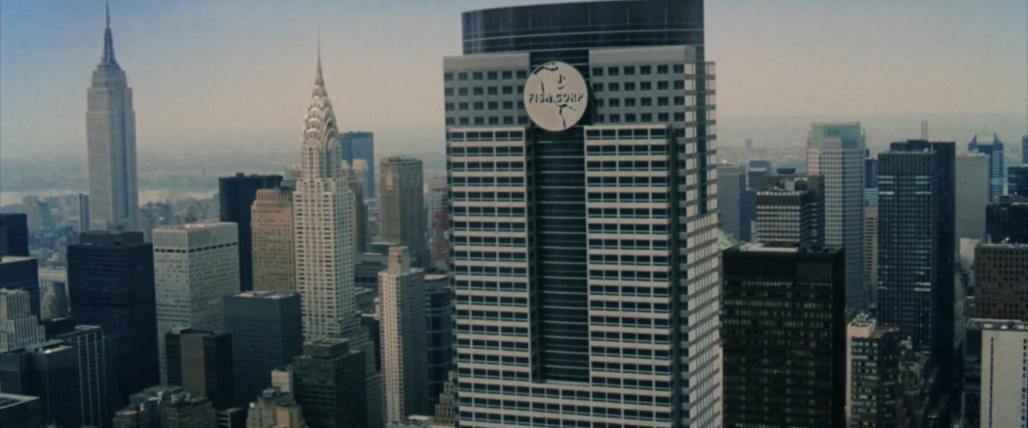 Aerial view of Fisk Corp building in New York.