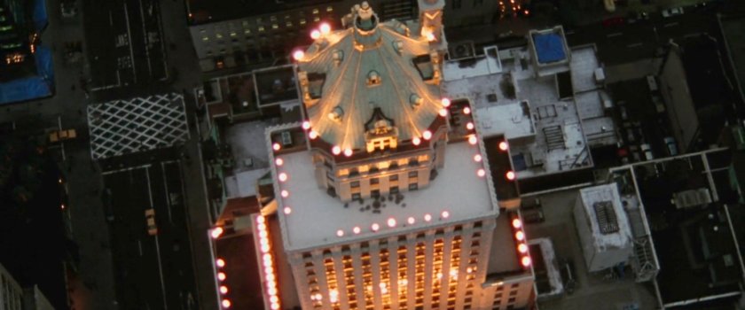 Aerial view of Grand Hotel.