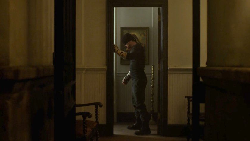 Matt standing in a doorway inside Clinton Church.