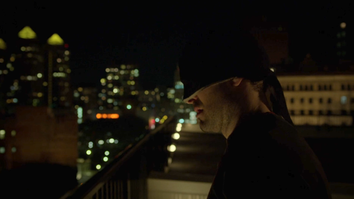 Matt on a rooftop.